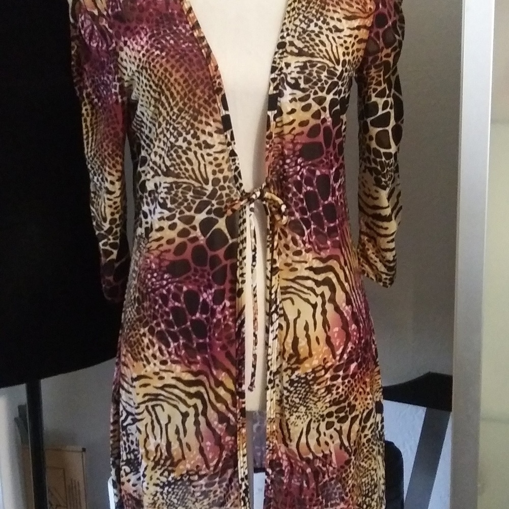 Animal Print Swimsuit Coverup